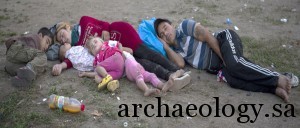 Syrian-family-sleeping